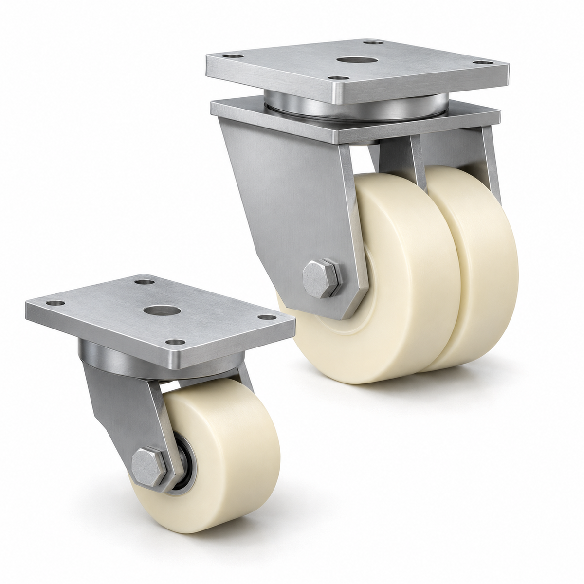 Roues et roulettes en polyamide