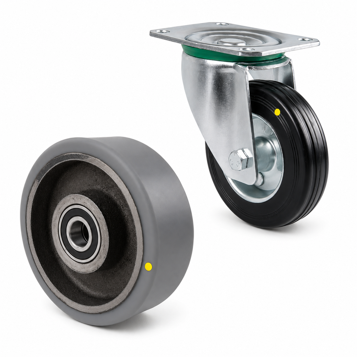 roues et roulettes antistatiques et conductrices (ESD)