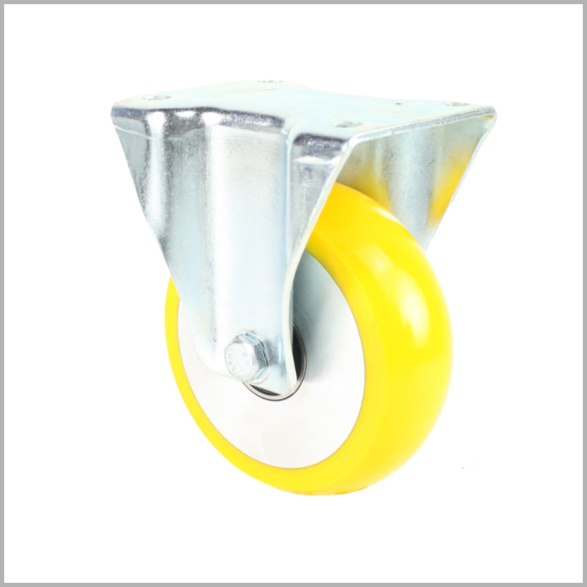 Roulette pivotante de 200 mm, roue en polyuréthane, bombée, roulement à billes - B-L/690KBA/200/50