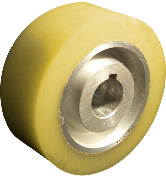 Roue motrice VULKOLLAN® Ø 200 × 80 mm avec jante en aluminium optimisée en termes de poids