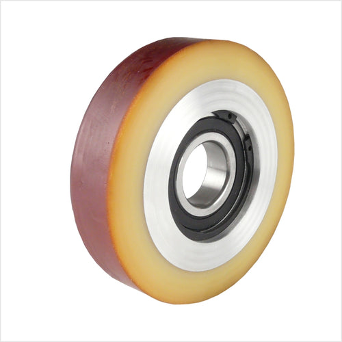 Führungsrolle 125×25 mm Vulkollan® Kugellager 260 kg Bohrung Ø15 mm