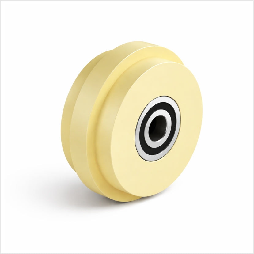 Einspurrad 100×30 mm Polyamid Kugellager 30-mm-Aluminiumprofil 160 kg